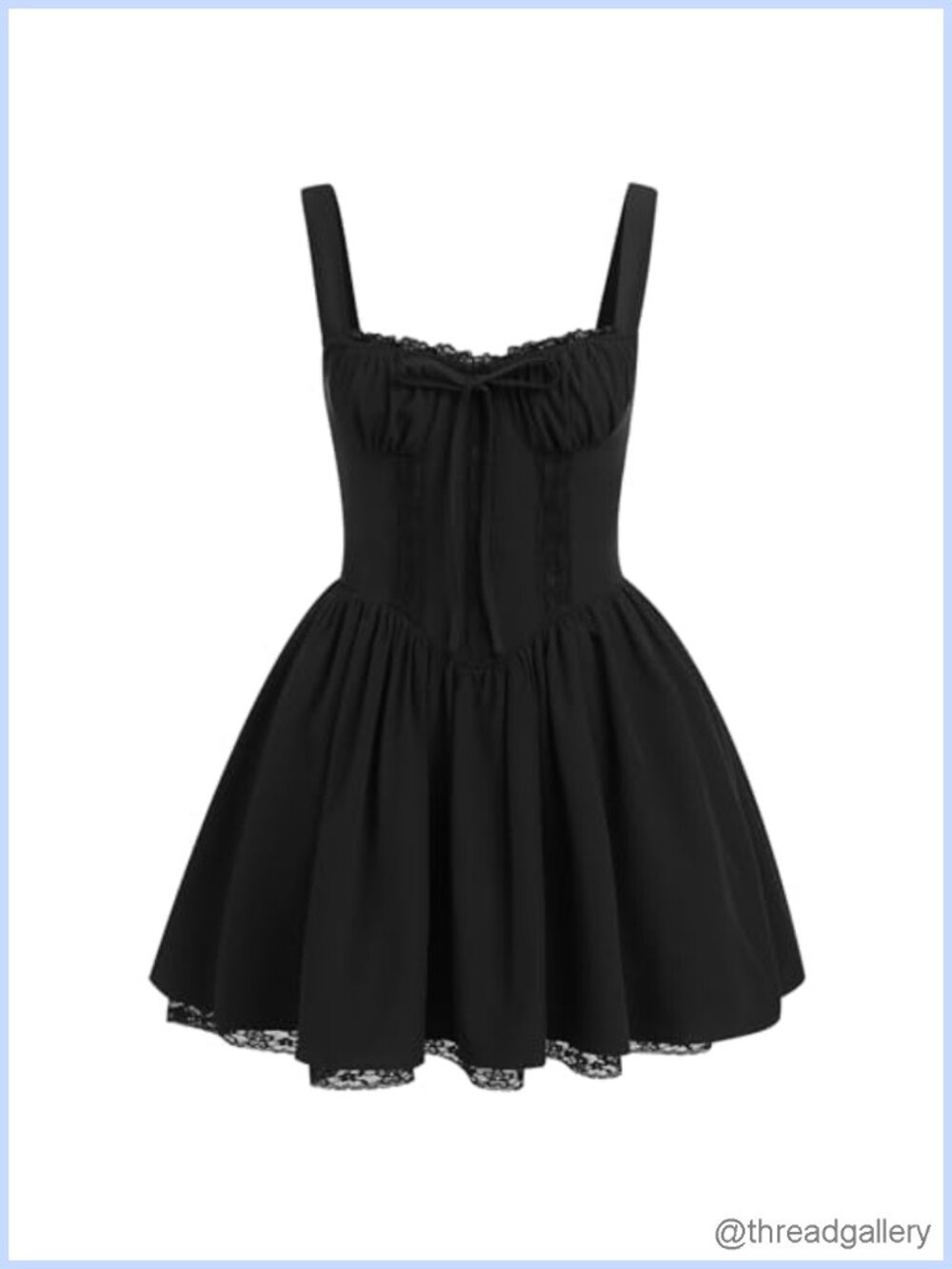 Women's Corset Mini Dress Lace Spaghetti Strap Backless Bodycon Sundress